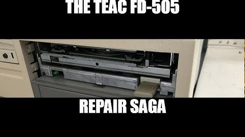 The TEAC FD-505 Repair Saga (Getting a 3.5/5.25 Combo Floppy Diskette Working)