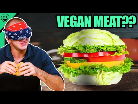 Meat Eater Does Vegan Food Challenge!! Can a Food Expert Tell The Difference?