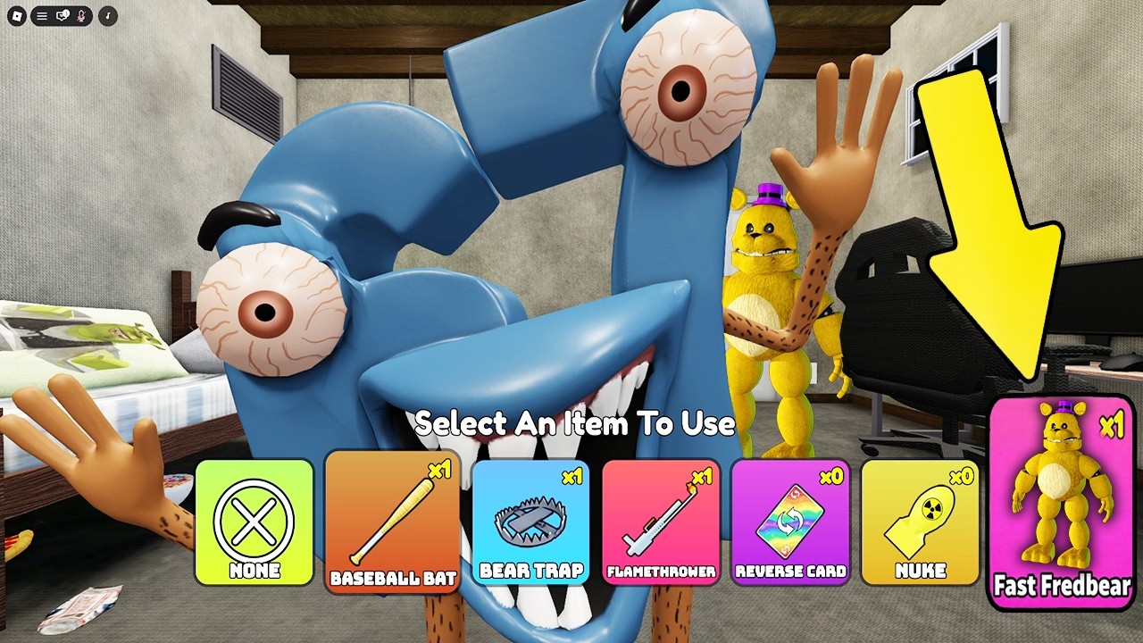 Roblox Enter Brainrot FNAF Fast Fredbear vs 67 - NEW SECRET WEAPON