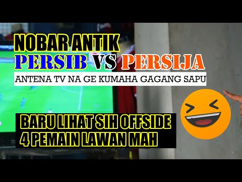 NOBAR ANTIK PERSIB VS PERSIJA DI SIDOLIG SERU 