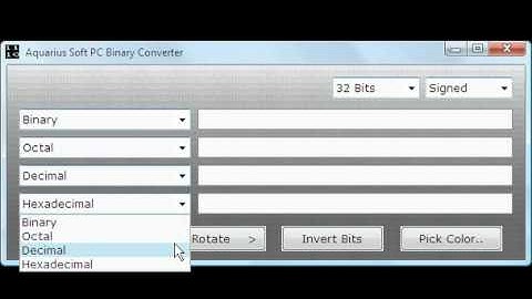 Quick Introduction: PC Binary Converter