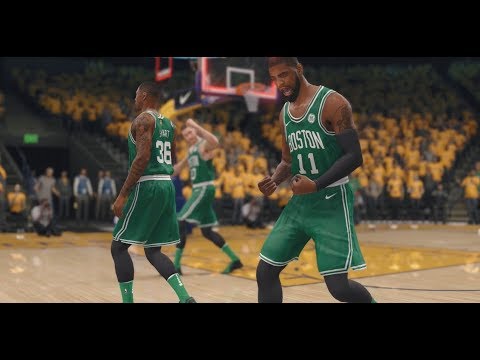 NBA Live 18: Warriors vs Celtics - OT Clutch, Kyrie Irving Does it Again