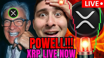XRP POWELL SPEAKS BREAKING LIVE!!🔴