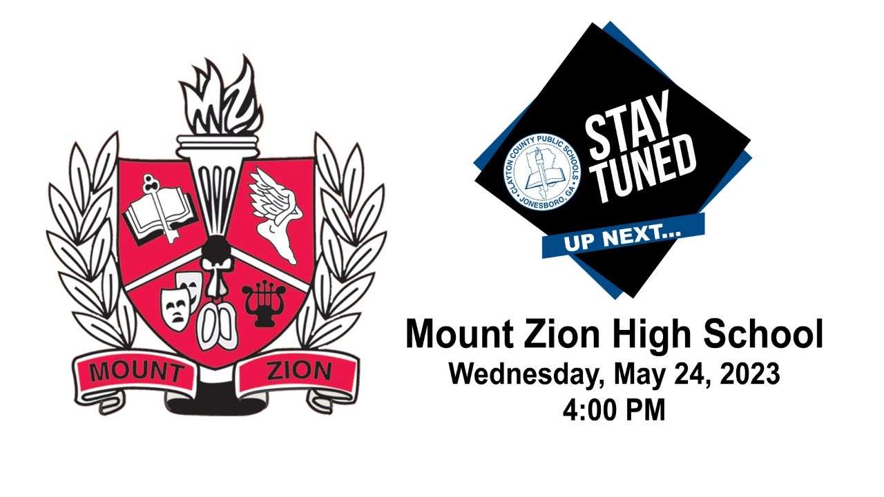 2023 Mt Zion High School Commencement Ceremony Clayton County Public 
