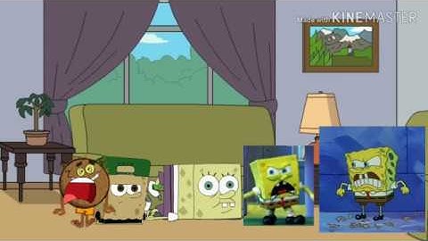 MAD Spongebob And Robot Chicken Spongebob Coconut Fruit Fred SpongeQuan Get Grounded  for Nothing