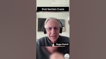 Roger Parloff on Whether a Conviction is Required for Section 3 Disqualification