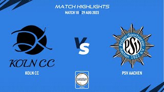 Match 10 - KCC vs PSVA | Highlights | ECS Germany, Krefeld | 29 Aug 2023 | ECS23.780