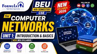 Computer Networks Unit 1: Introduction & Basics | New BEU Syllabus