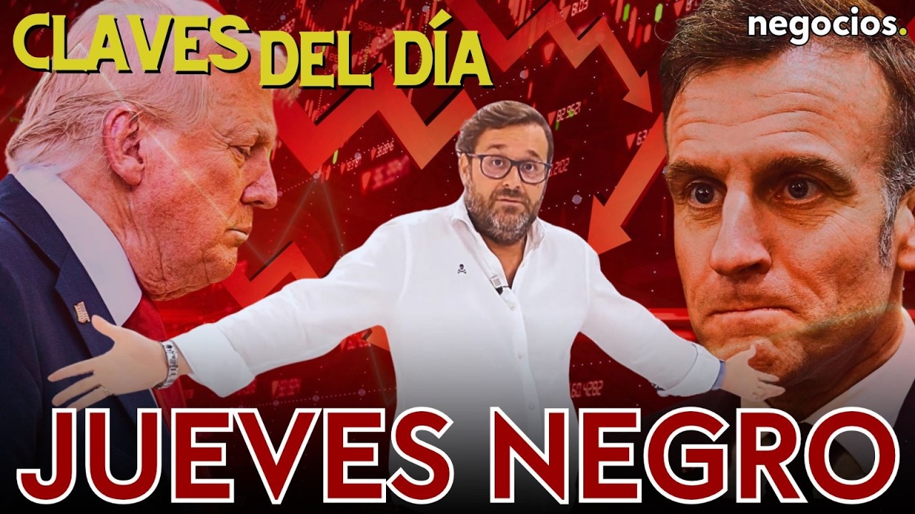 Miniatura de YouTube sobre el jueves negro en los mercados, petróleo y bonos