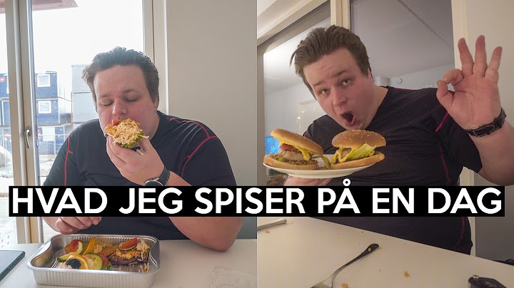 HVAD JEG SPISER PÅ EN DAG!!!