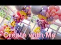 Diy balloon birthday party decor | Party decorate with Me / Episode 9