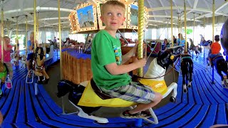 100 Year Old Carousel and Merry Go Round in 3D VR