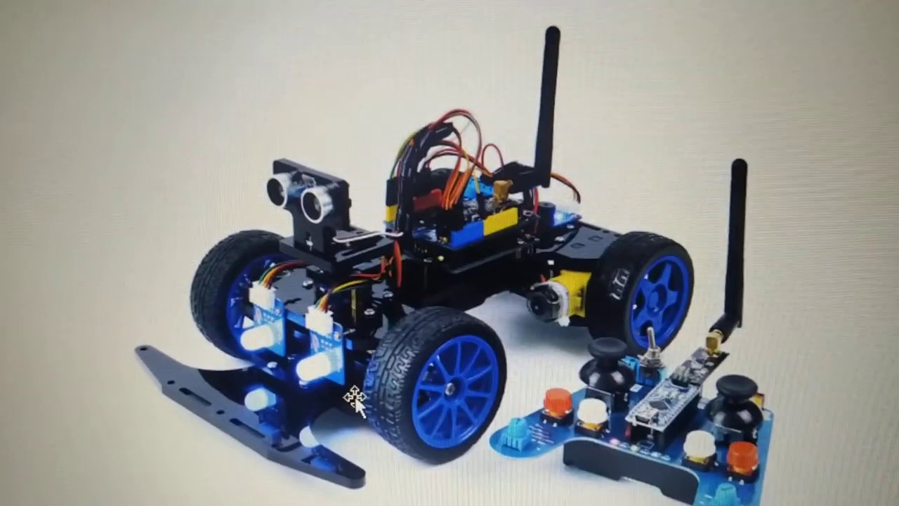 Adeept coche inteligente 4WD tutorial online - YouTube