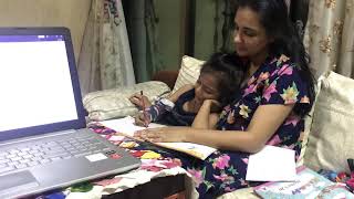 Sumedha Crying While Doing Her School Homework