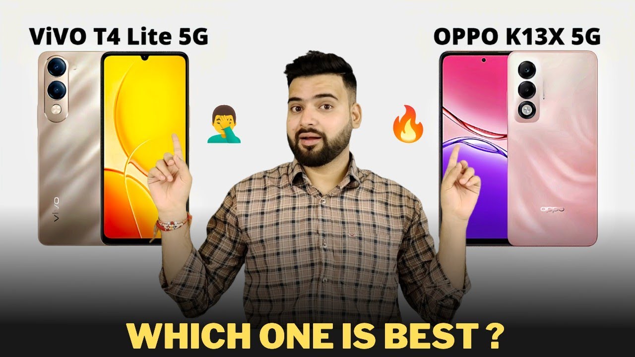 Vivo T4 Lite 5G vs Oppo K13x 5G - Full Comparison in Hindi | Should I buy Vivo T4x 5G ?