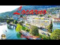 Locarno  switzerland  a walking tour by the promenade and city centre  4k  u.