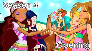 Winx Club | Season 4 Opening 4K | Italian