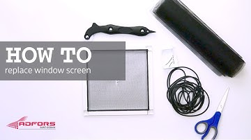 ADFORS Minute: How to Replace Window Screen