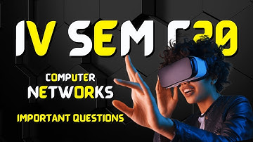 Diploma IV Sem Computer Networks || Diploma C20 || Computer Networks Important Questions #diploma