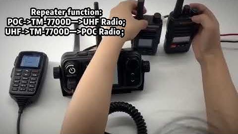 4G LTE POC With VHF/UHF Dual Mode Network Radio,Repeater and Cellphone Function,YANTON TM-7700D!!!