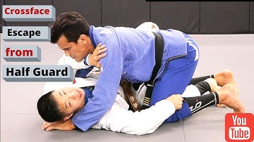 How to Defend the Crossface and Escape from Half Guard| Brain Chang | Cobrinha BJJ