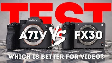 Sony FX30 vs Sony A7IV in-depth Comparison