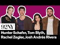 Tom Blyth, Rachel Zegler, Josh Andrés Rivera and Hunter Schafer talk The Hunger Games