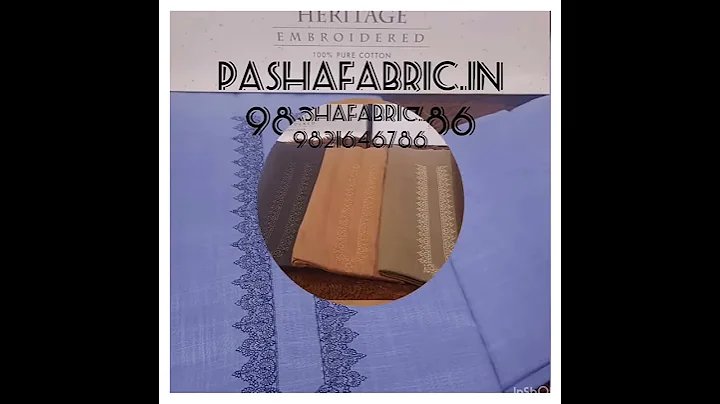 Pasha Fabric India - Heritage Emrbroidery