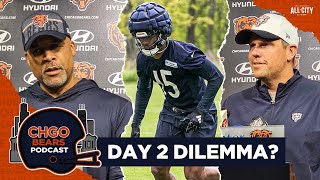 Rome Odunze Sits Out Day 2 of Chicago Bears Rookie Minicamp w/ Hamstring Tightness | CHGO Bears Pod