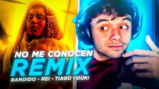 REACCIONANDO a NO ME CONOCEN (REMIX) - BANDIDO, DUKI, REI, TIAGO PZK || Agus Casanova