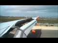 Landing & descent into Murcia San Javier, Spain from LGW - EasyJet A319 [HD]