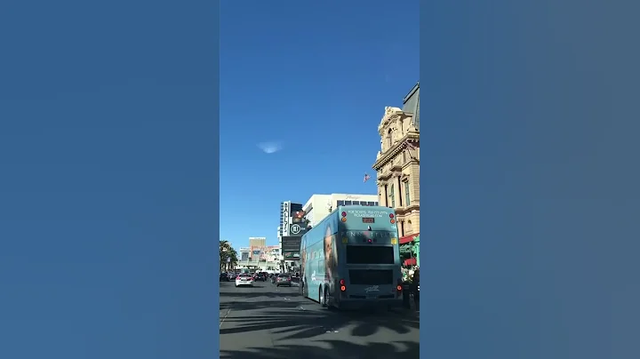 Driving down Las Vegas Strip