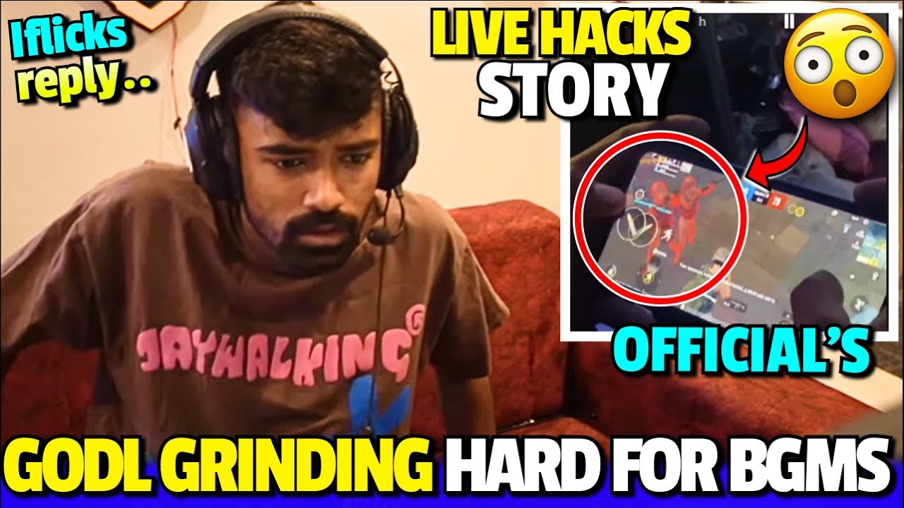 Iflicks revealed live hacks & dark side of krafton😱👉 GodL fans dissapoint from godlike😨😨