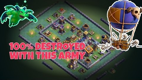 BUILDER HALL 9 | 3 STARS ATTACK WITH DROPSHIP & BETA MINION