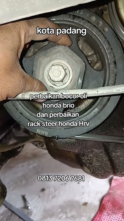 honda brio perbaikan rack steer gluduk gluduk, di jalan krikil atau berlobang #bengkelkakikakimobil