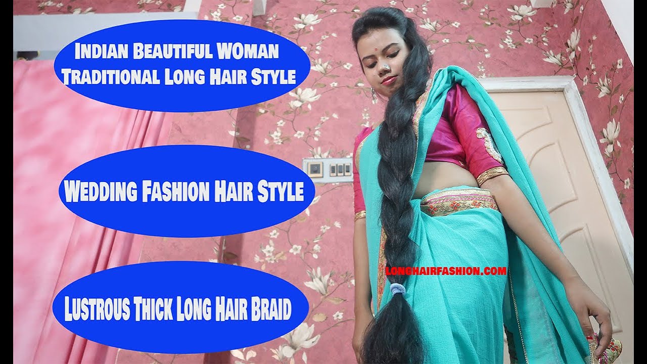 Wedding Fashion Hair Style | Easy Hairstyle in 2 Minutes | Long Hair Thick Braid Making