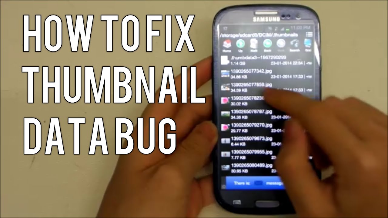 Android: How To Fix Thumbnail Data Bug
