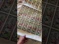 Rare disney dollar uncut sheets