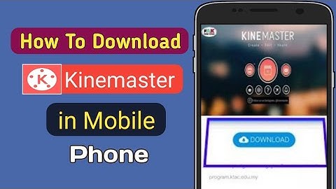 How to use Kinemaster in Rohingya language