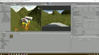 Unity - Auto-balancing arbitrarily shaped craft prototype