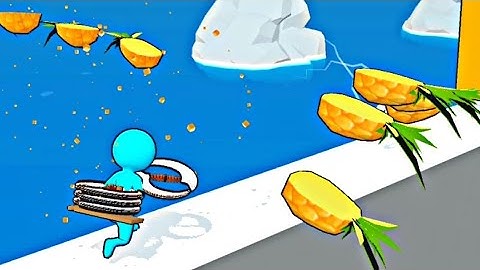 Slice Rush 3D - Gameplay New Mobile Games 11-15 (android,iOS)