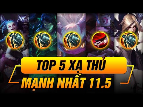 TOP 5 XẠ THỦ MẠNH NHẤT PHIÊN BẢN 11.5 LMHT | SỰ TRỞ LẠI CỦA NHỮNG CON BÀI LÂU ĐỜI!