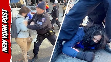 Chaos on CANAL: Violent Anti-ICE Protesters Slam Cops With Metal Trash Can