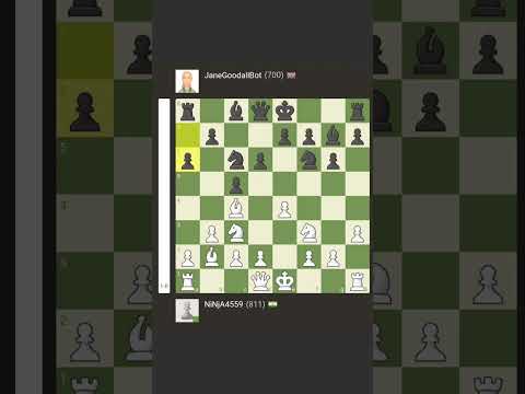 I beat Jane Goodall Bot in just 16 moves || Women's History Month#1 #chess #chesscom #chessgame