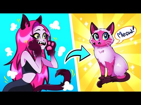 I Became A Cat || Pinky’s Secret Identity by Teen-Z Like