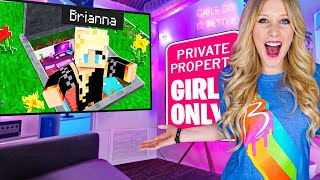 I Built a Secret GIRLS ONLY House! ft. Lizzy Capri