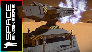 The Type 92 Dual Railgun Tower!- Space Engineers