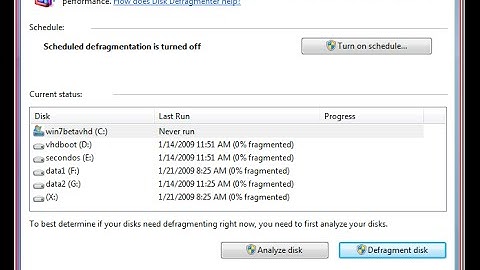 How To Defrag Windows 7 - How to Run Disk Defragmenter in Windows 7