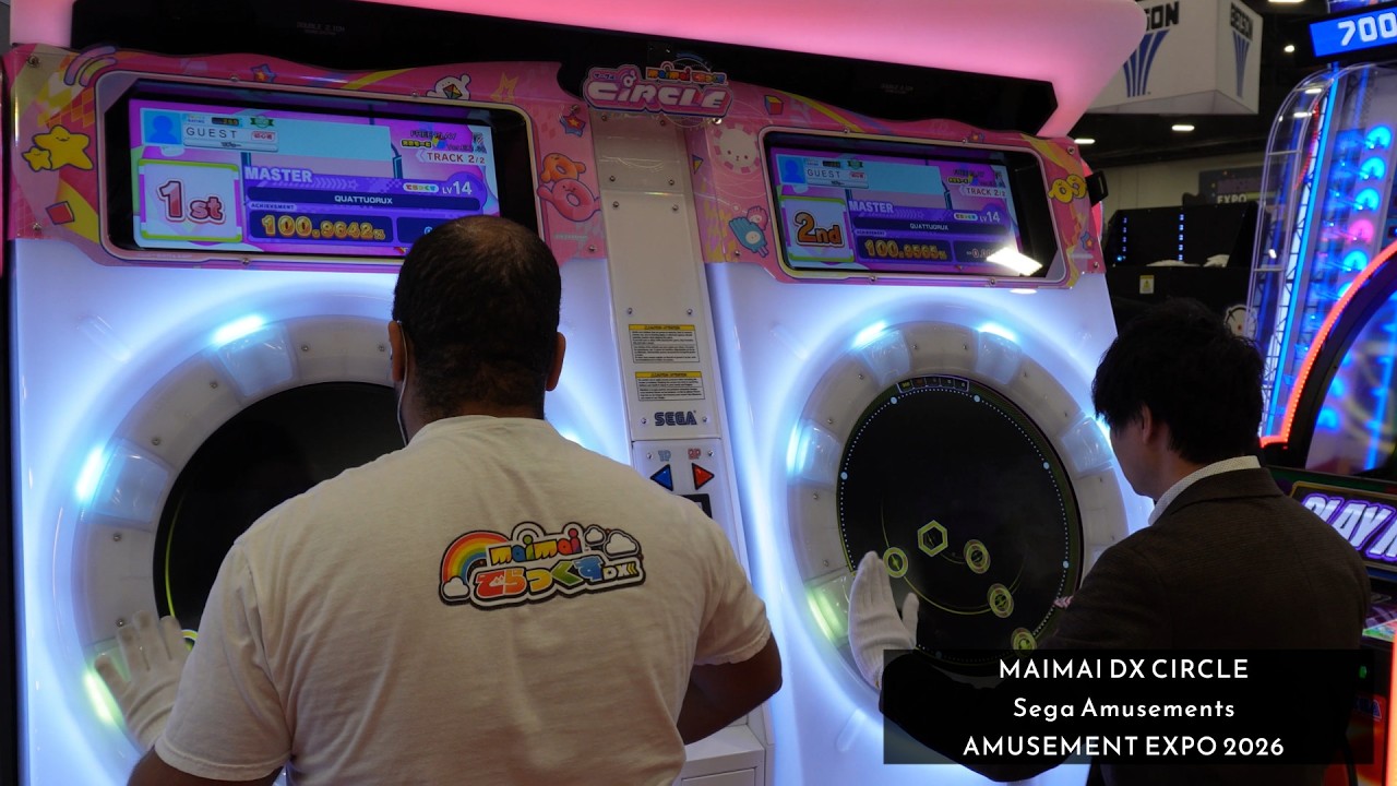 Sega Showcases Maimai DX Circle At Amusement Expo 2026 - YouTube