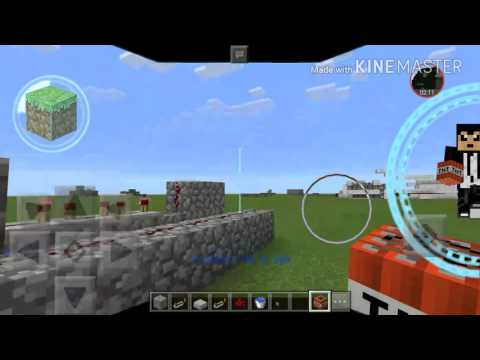 როგორ ავაშენოთ TNT cannon MCPE